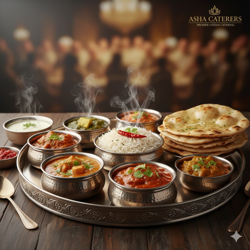 Elegant buffet setup